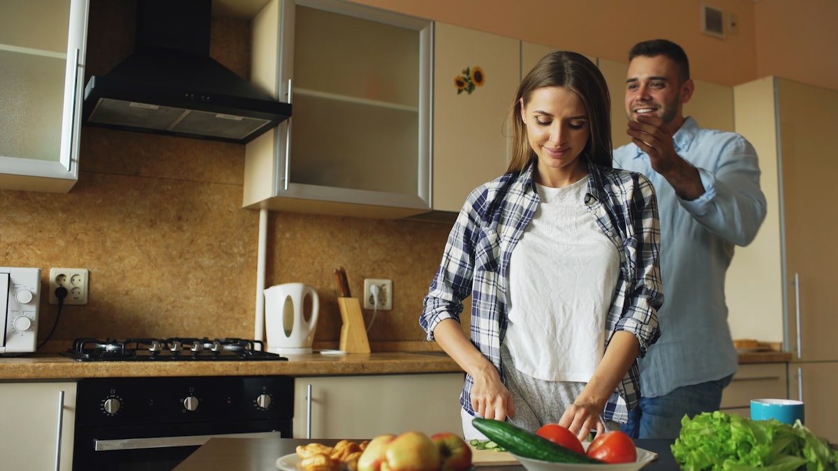 Alimentos saludables y proteínas para nutrición masculina